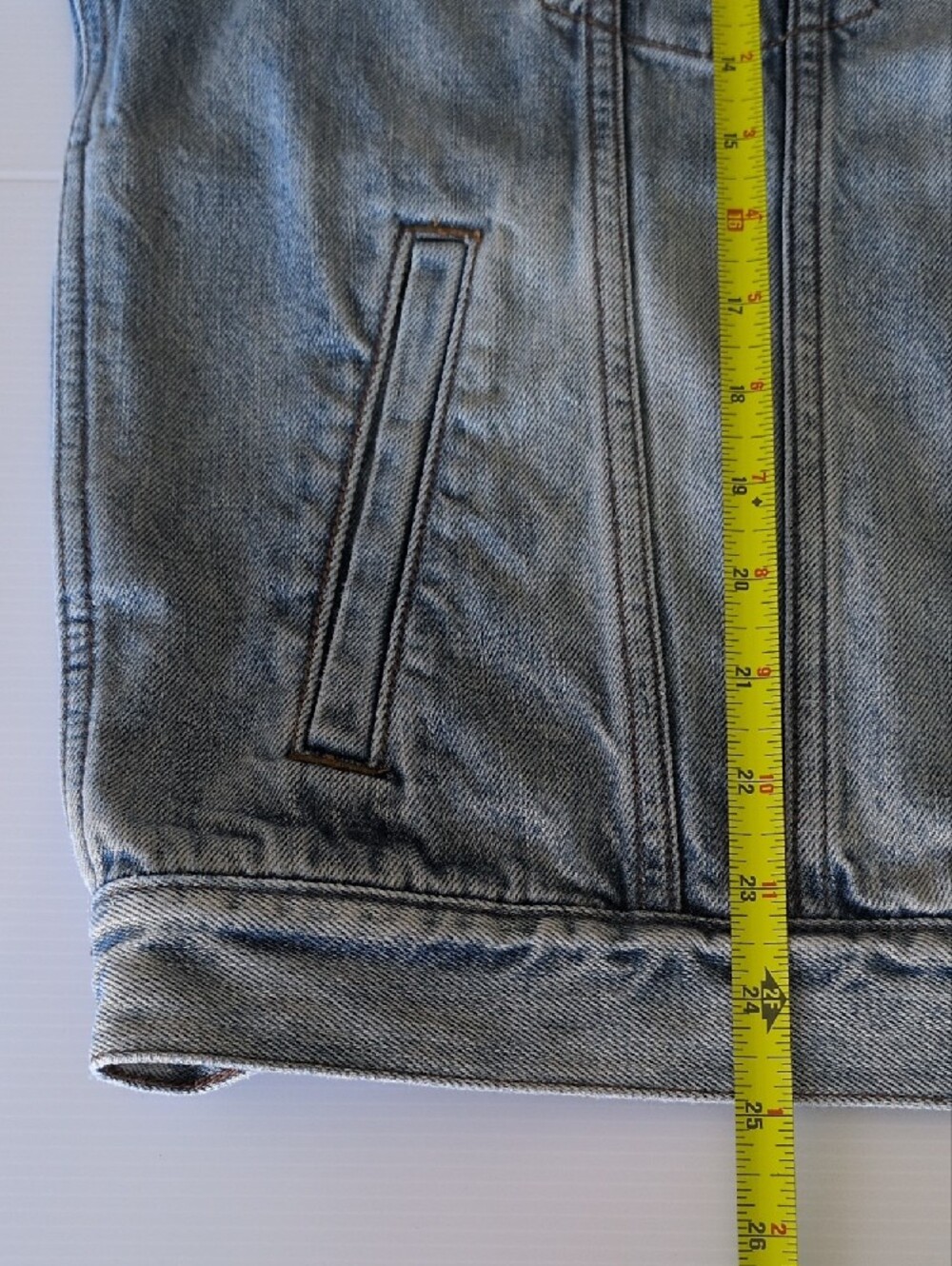 GAP Light Blue Washed Denim Jean Jacket - Picture 11 of 12